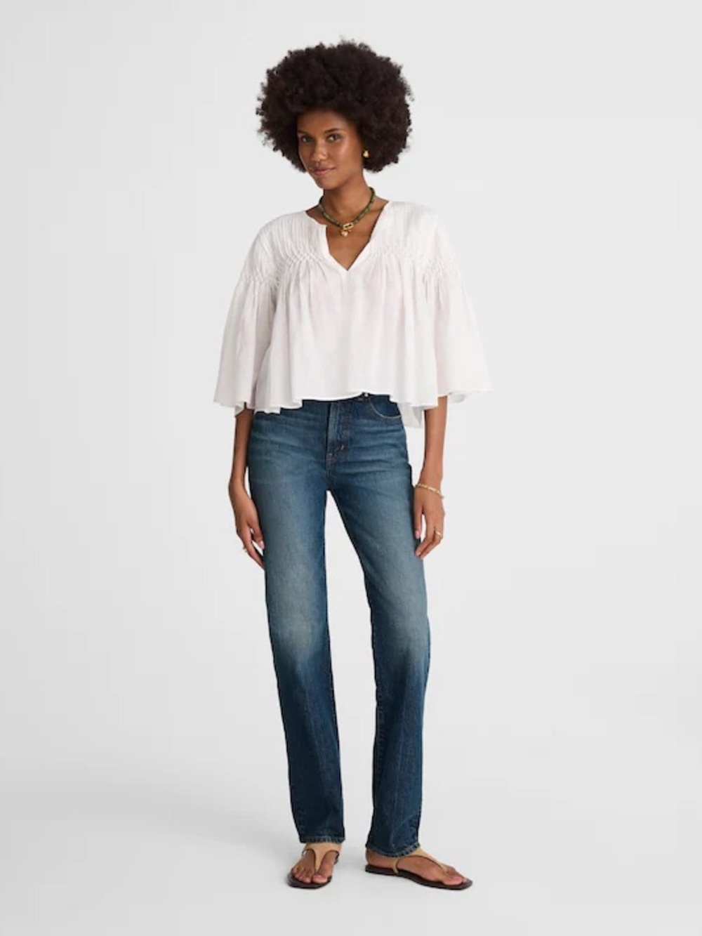 NWT Madewell The Longline Straight Jean Women's Jeans Sz 25
